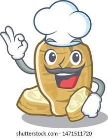Chef jerusalem artichoke in the mascot shape