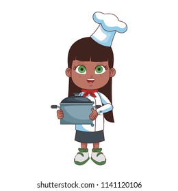Chef kid cartoon