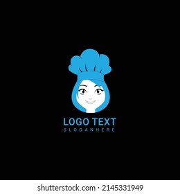 diseño del logotipo de la placa de cocina del chef