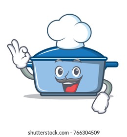 Chef kitchen character cartoon style