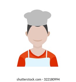Chef, kitchen, male icon vector image. Can also be used for professionals. Suitable for web apps, mobile apps and print media.