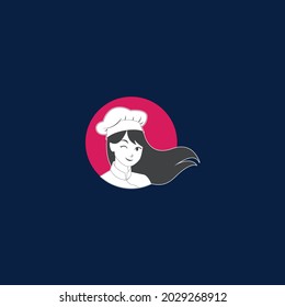 Chef Lady Logo Vector Color Food Stock Vector (Royalty Free) 2029268912 ...