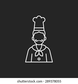 chef line icon