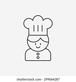 chef line icon