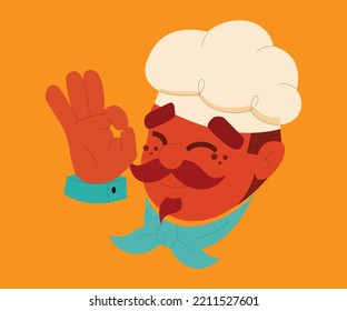 Chef Logo Beautiful Mascot And Color Full Design Company 