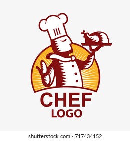Chef logo with Chicken plate.