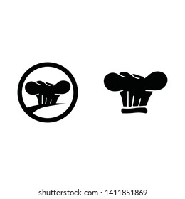 chef logo classical cook catering vector design
