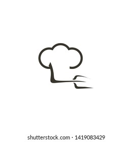 chef logo classical cook catering vector design
