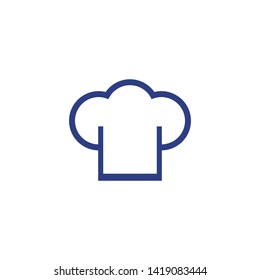 chef logo classical cook catering vector design
