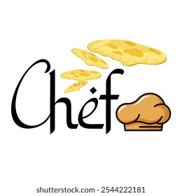 chef logo in color and cutline style