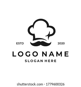 chef logo concept, food / restaurant design template.