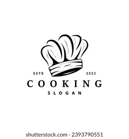 Chef Logo Design Cooking Inspiration And Chef Hat With Simple Lines For Restaurant Business Brands