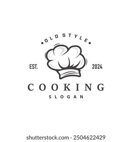 Chef Logo Design Cooking Inspiration And Chef Hat With Simple Lines For Restaurant Business Brands