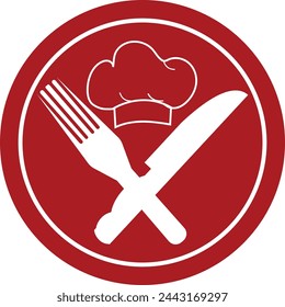 Diseño e ilustración del logotipo del chef