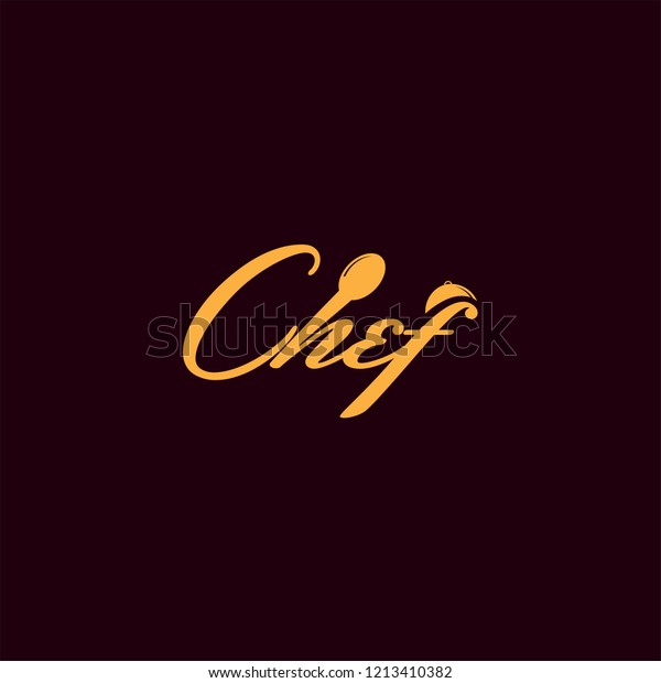 Chef Logo Design Inspiration Stock Vector Royalty Free 1213410382