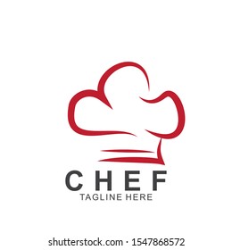 Chef logo design with modern concept. Cooking chef vector template design