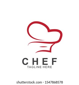 Chef logo design with modern concept. Cooking chef vector template design
