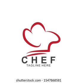 Chef logo design with modern concept. Cooking chef vector template design