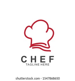 Chef logo design with modern concept. Cooking chef vector template design