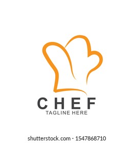 Chef logo design with modern concept. Cooking chef vector template design