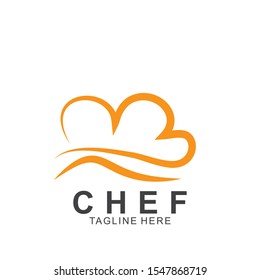 Chef logo design with modern concept. Cooking chef vector template design