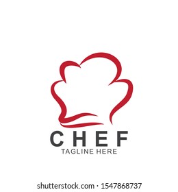 Chef logo design with modern concept. Cooking chef vector template design