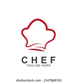 Chef logo design with modern concept. Cooking chef vector template design