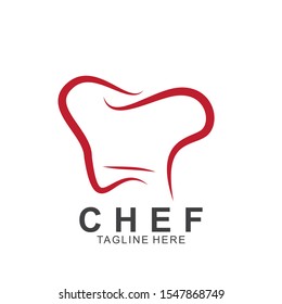 Chef logo design with modern concept. Cooking chef vector template design