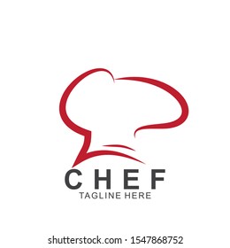 Chef logo design with modern concept. Cooking chef vector template design