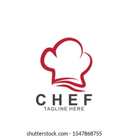 Chef logo design with modern concept. Cooking chef vector template design