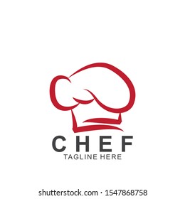 Chef logo design with modern concept. Cooking chef vector template design