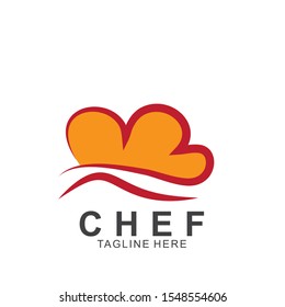 Chef logo design with modern concept. Cooking chef vector template design