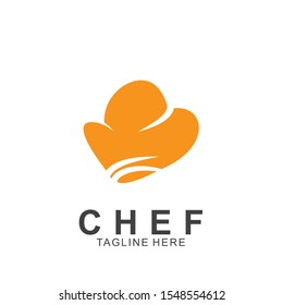 Chef logo design with modern concept. Cooking chef vector template design