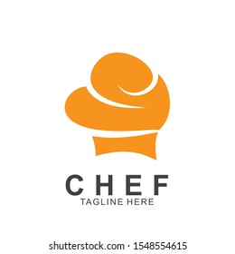 Chef logo design with modern concept. Cooking chef vector template design