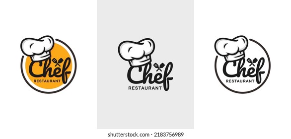 Chef logo design. Restaurant logo