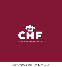Diseño de logo de Chef. Logotipo del restaurante