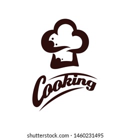 Chef logo Design Vector. Cooking logo template. Bakery logo template. Chef Hat Logo Template vector