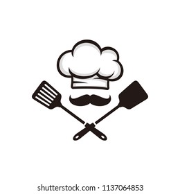 Chef logo design vector illustration