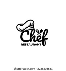 Chef logo design vector illustration