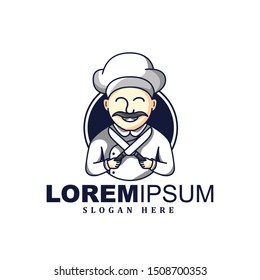 The Chef Logo Designs Illustration