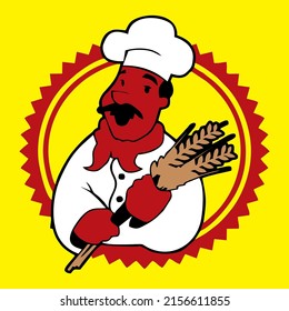 chef logo eps vector illustration 
