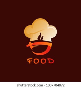 Chef logo and food design template, Culinary logos