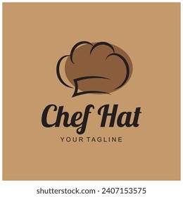 chef logo  chef hat  cooking  and catering logo  vektor design