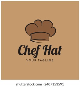 chef logo  chef hat  cooking  and catering logo  vektor design