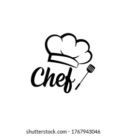 Logo del chef con diseño vectorial de sombrero