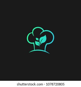 Chef logo icon design template. Resto cooking vector illustration