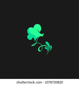Chef logo icon design template. Resto cooking vector illustration