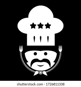 Chef Logo Icon Illustration Design