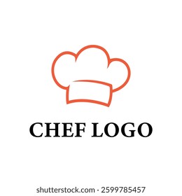 Chef logo icon, illustration design