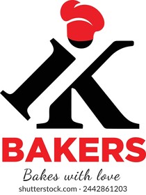 Chef Logo with Letter IK